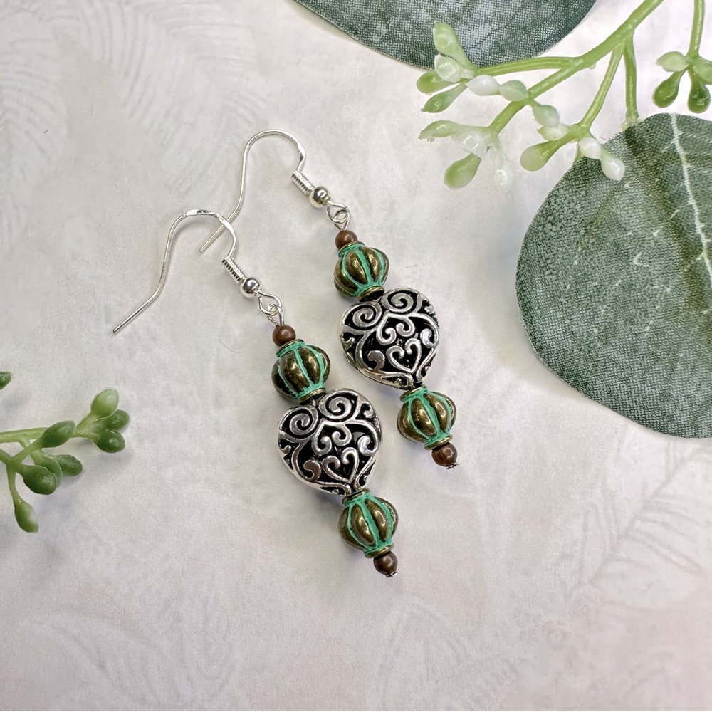 3/$25 Boho Silver Earrings